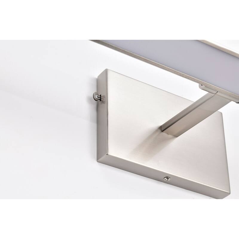 Mila 1 Foot LED Picture Light 3 CCT Selectable Brushed Nickel Finish Acrylic Lens - Brushed Nickel