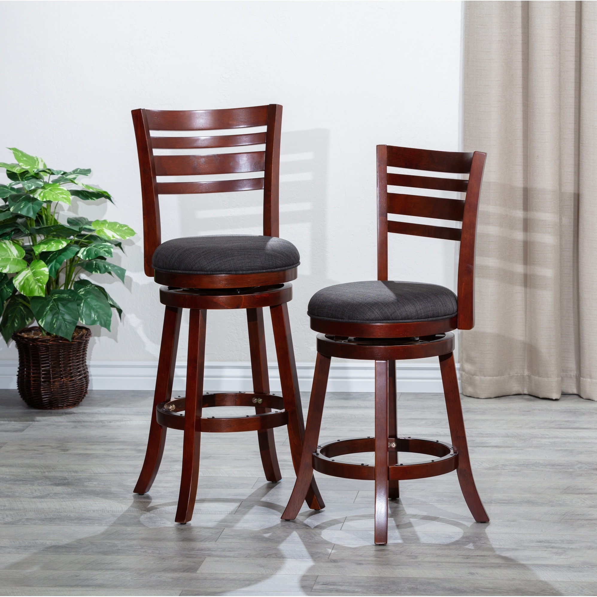 Rolling bar 2025 stool with back