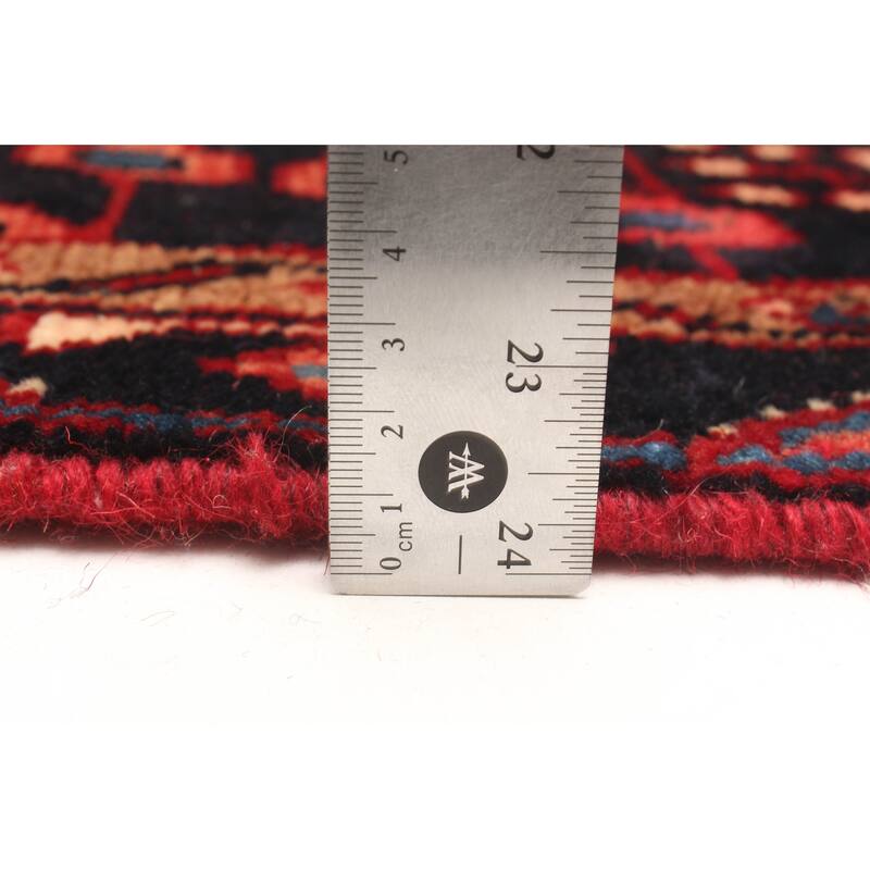 ECARPETGALLERY Hand-knotted Andelz Dark Red Wool Rug - 4'0 x 6'9