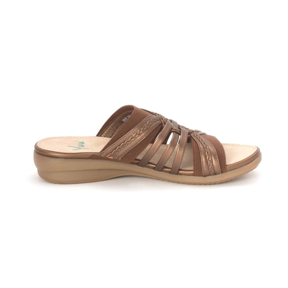yuu womens julia slide sandals