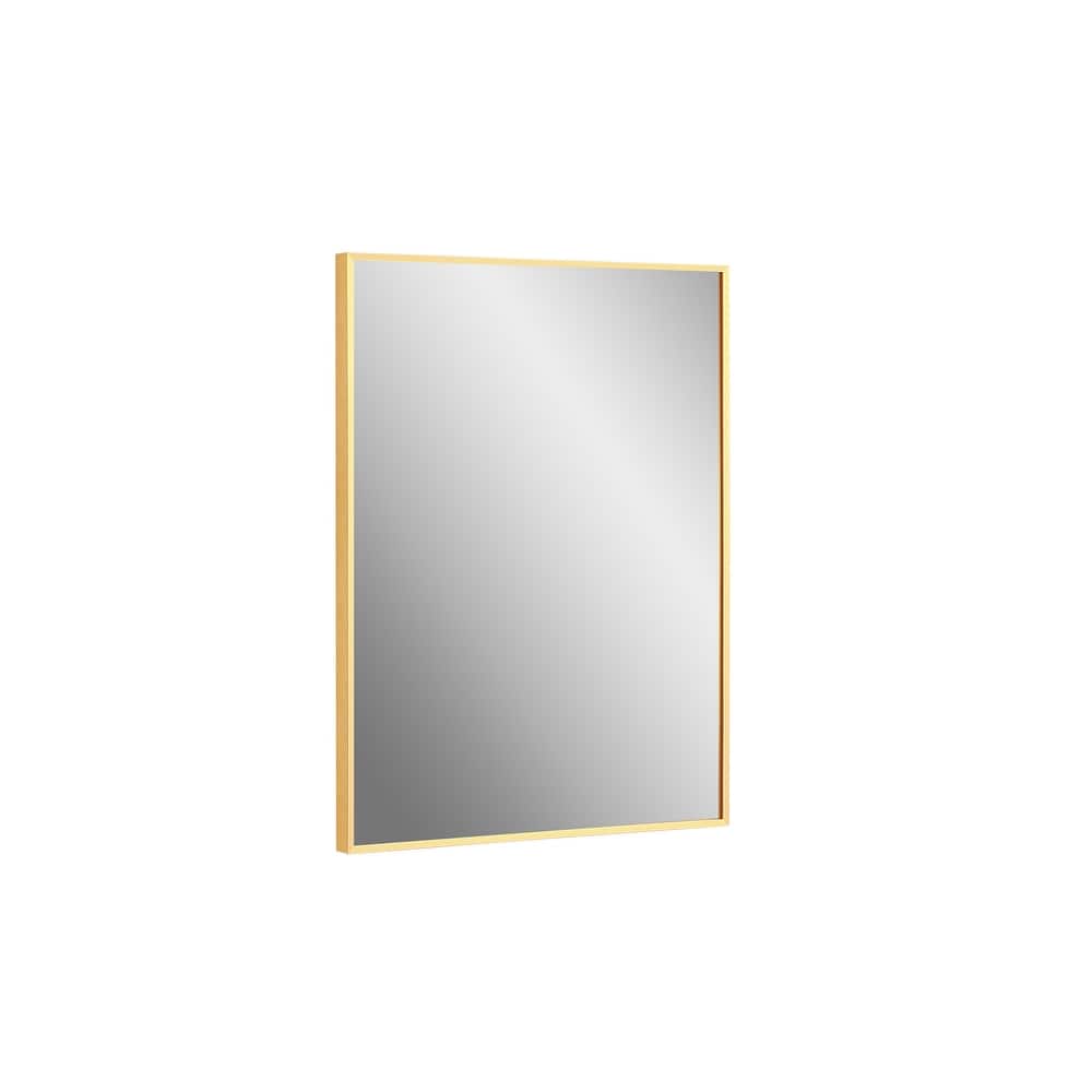 Vera 24 in. x 32 in. Modern Rectangle Framed Vanity Mirror