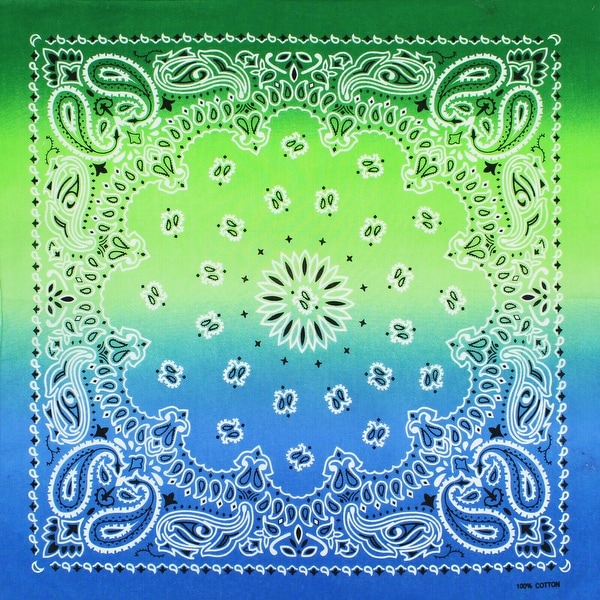 Paisley Bandana Cotton Multicolor Head Face Mask Wrap Scarf 6-12 Pack. Opens flyout.