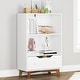 preview thumbnail 2 of 5, COSTARS Kids Bookshelf, Kids Toy Storage Organizer with Drawer and Legs