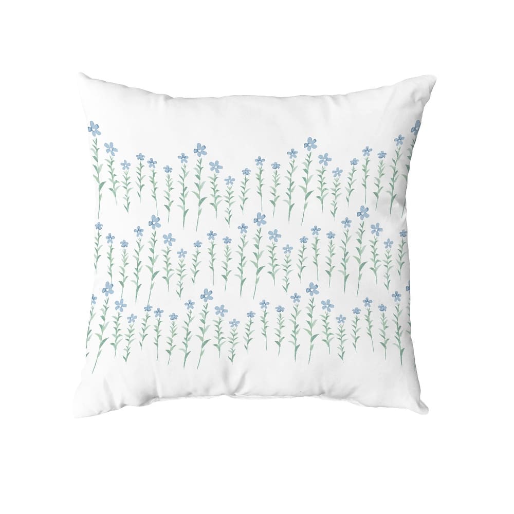 Periwinkle Stripe Throw Pillow