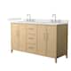 Option White Oak / Giotto Quartz Top / Brushed Nickel