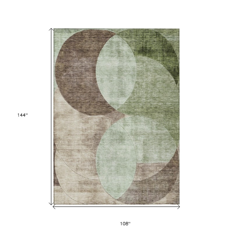 HomeRoots Geometric Transitional Rectangle Outdoor Rug