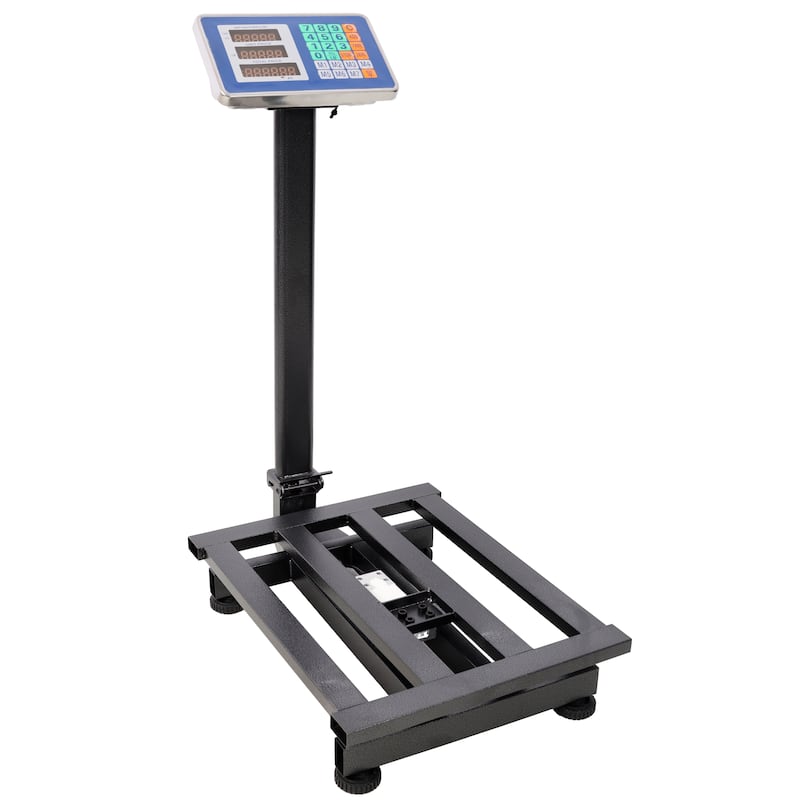 Anmytek Heavy Duty Platform Scale Industrial Commercial Warehouse Shipping Weighing