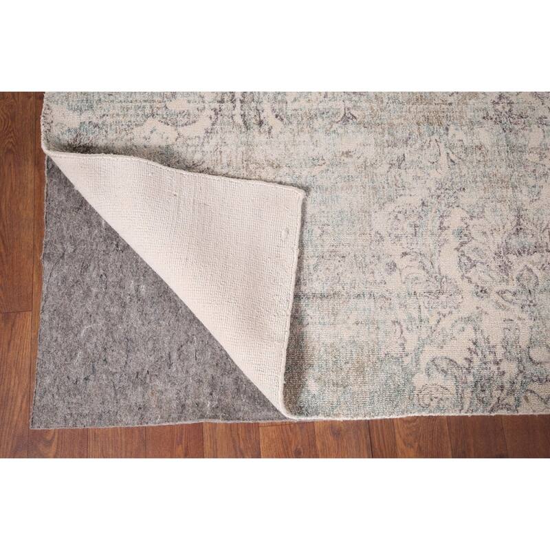 Abstract Indian Area Rug Handmade Wool Carpet - 4'11"x 7'10"