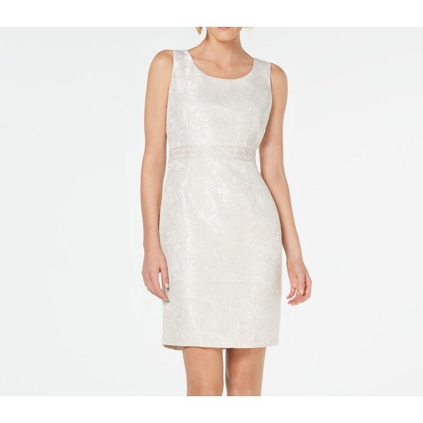 kasper white dress