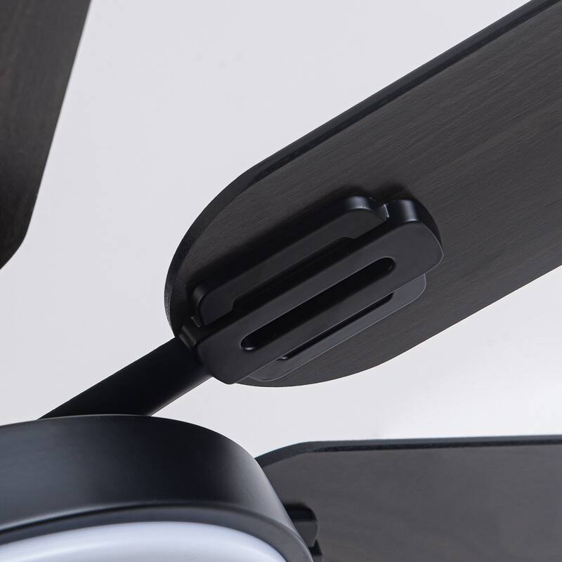 60-in Modern 6-Blade Dimmable LED Ceiling Fan with Light and Remote