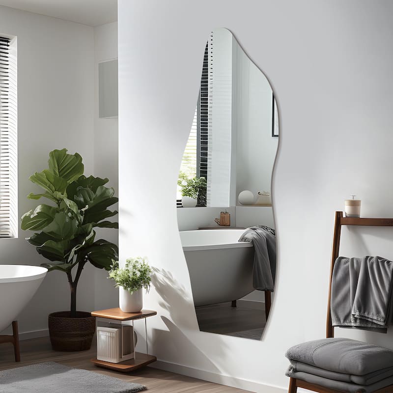 Frameless Flat Bottom Wall Mirror