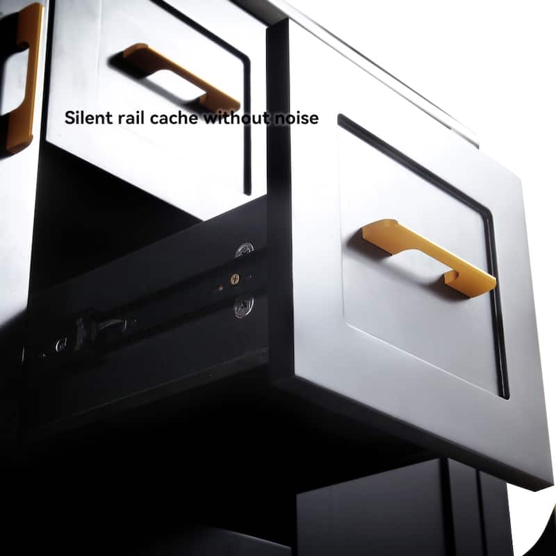 36" Bathroom Vanity with Single Sink, Combo Cabinet Undermount Sink, Bathroom Storage Cabinet with 2 Doors and 2 Drawer