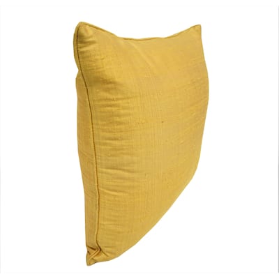 Home&Manor Jahrom Dupioni Silk Pillow 18"