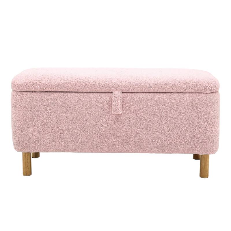 39'' L Upholstered Storage Ottoman Bench