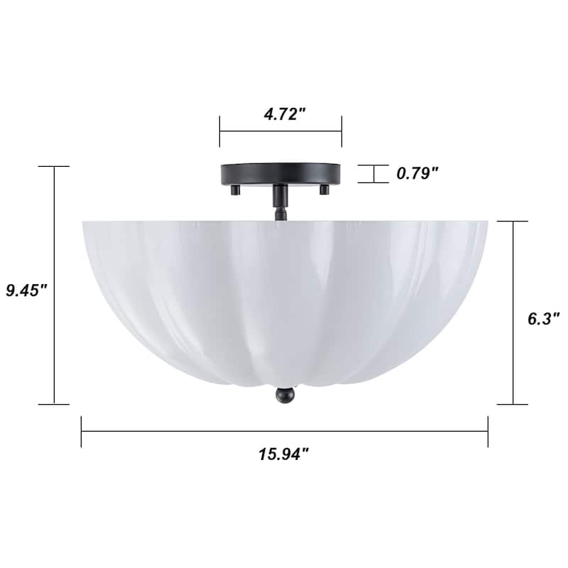 3 Light Glass Ceiling Light Fixture Gold Semi Flush Mount Ceiling Light Fixture