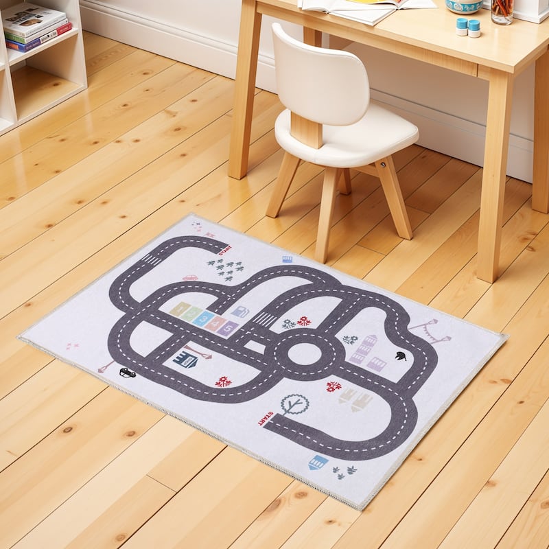Superior Path Kids Indoor Area Rug - 2' x 3'