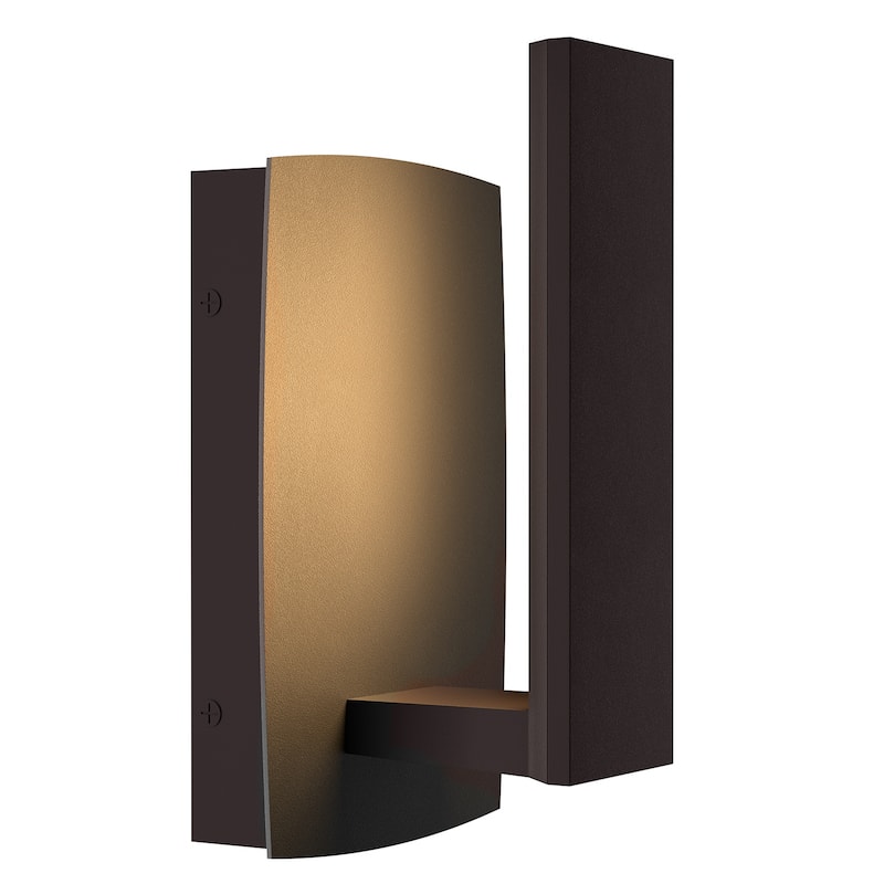 Modern LED Wall Light Outdoor - 8.7inch - Brown