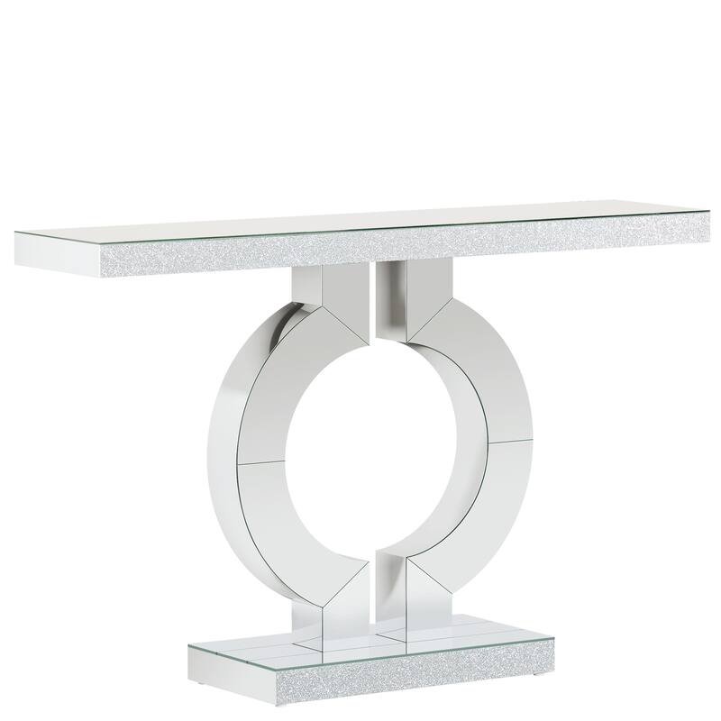 43'' Modern Mirrored Console Sofa Table for Entryway