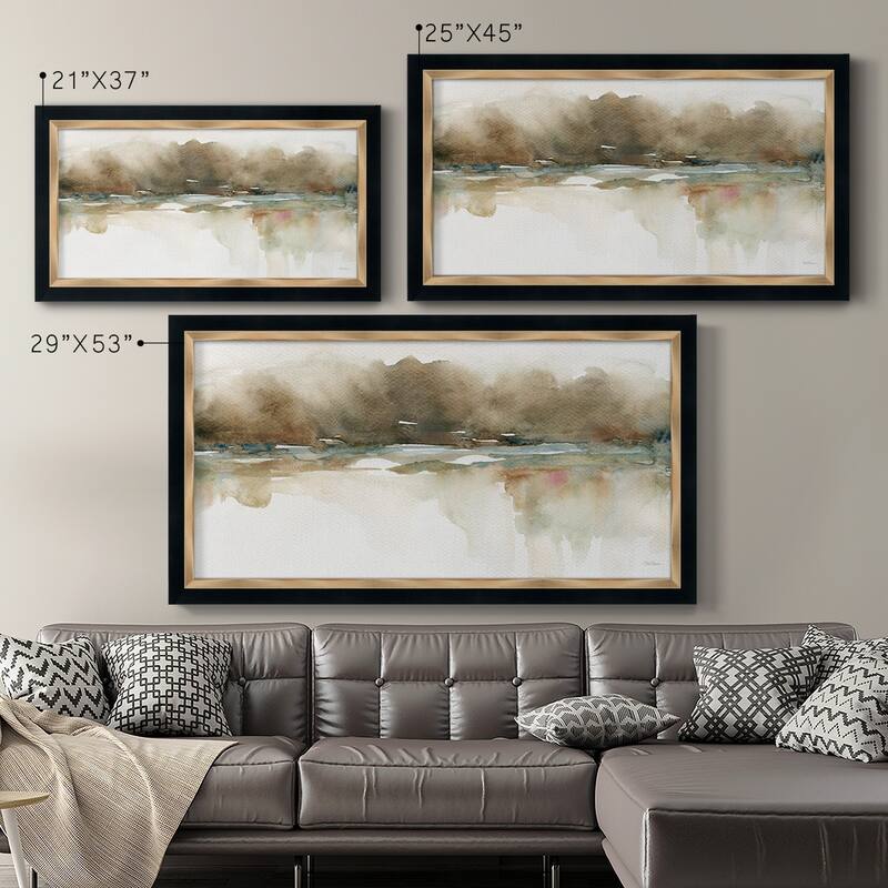 Softer Reflections Premium Framed Canvas- Ready to Hang