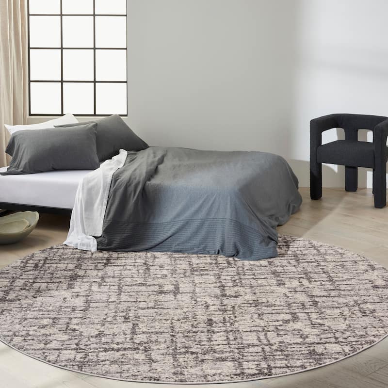 Calvin Klein Rush Glam Modern Abstract Geometric Area Rug