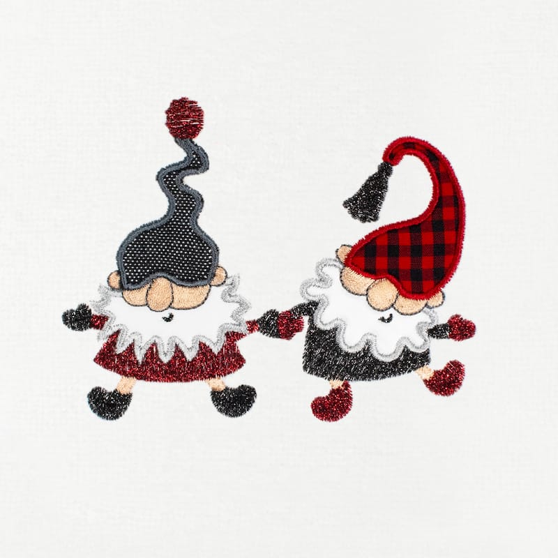 Authentic Hotel and Spa Christmas Gnomes Hand Towel