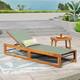 Option Teak Finish+ Mint Green