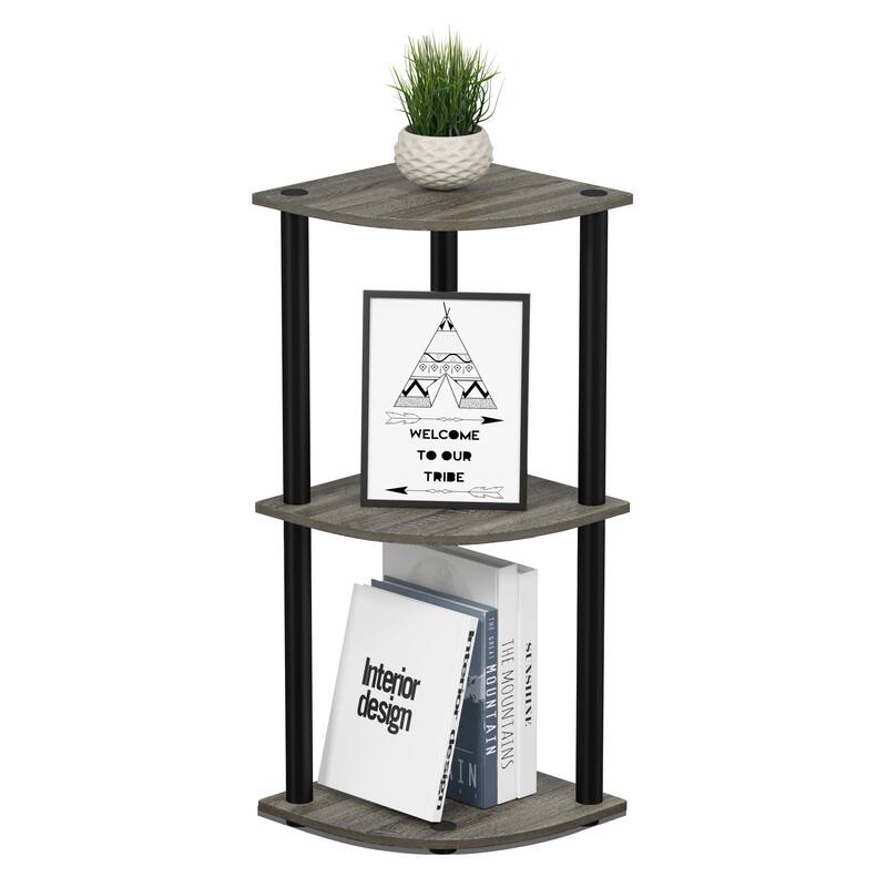 Porch & Den St. Marks 3-tier Corner Multipurpose Shelving Unit