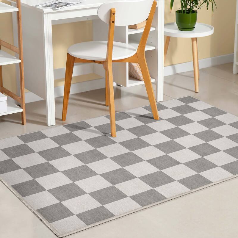 Well Woven Apollo Square Modern Geometric Flat-Weave Area Rug
