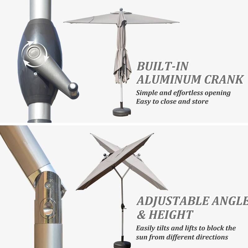 Aluminum Frame Patio Umbrella - Easy Tilt