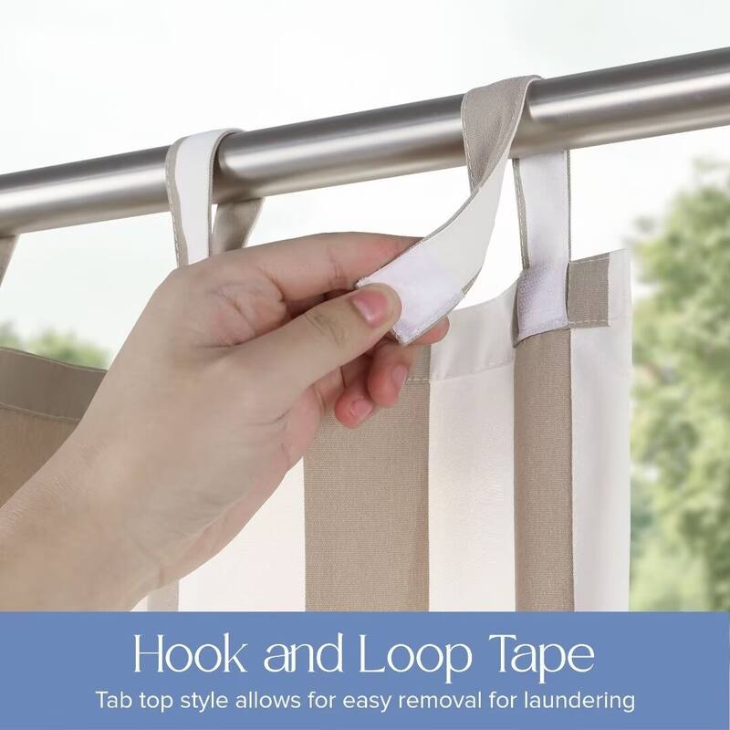 Stripe Outdoor UV Protected Privacy Tab Top Panel