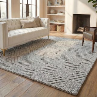 SAFAVIEH Handmade Natura Neschka Geometric Wool Blend Rug