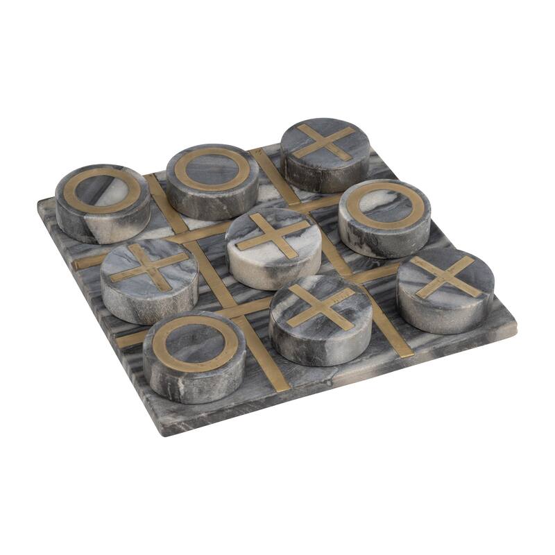 Sagebrook Home Contemporary Tic Tac Toe Game Board