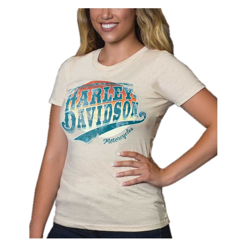 Harley davidson graphic tee womens clearance