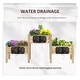 preview thumbnail 13 of 16, Outsunny 73" x 18" x 32" 3 Tier Raised Garden Bed w/ Three Elevated Planter Box, Freestanding Wooden Plant Stand