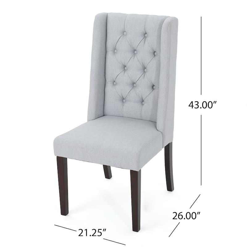 Blythe Tufted Dining Chair (Set of 2) by Christopher Knight Home
