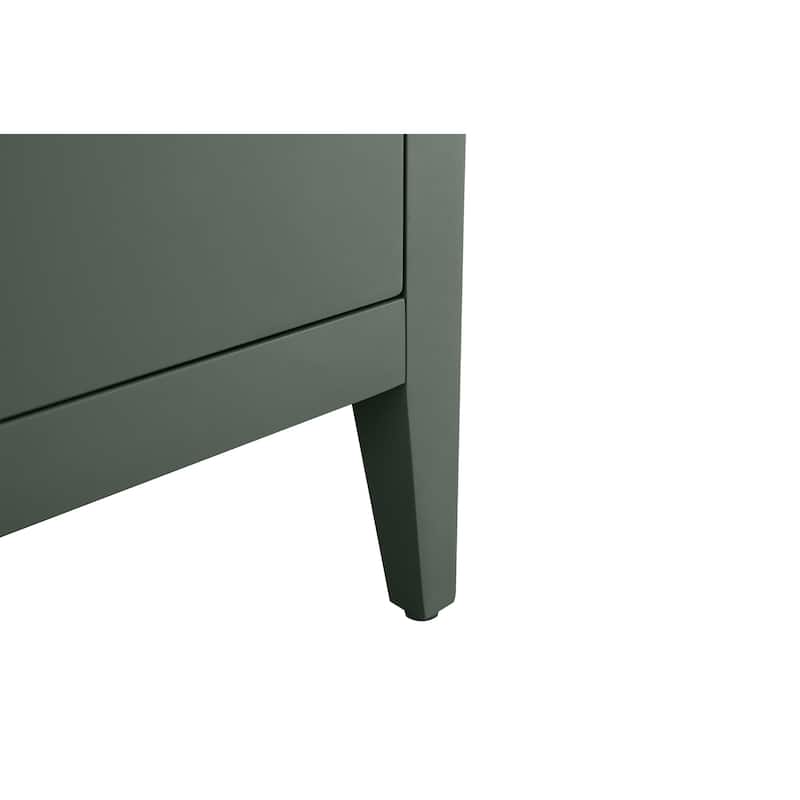 Vanity Art 60" Double Sink Bathroom Vanity Cabinet with Engineered Marble Top