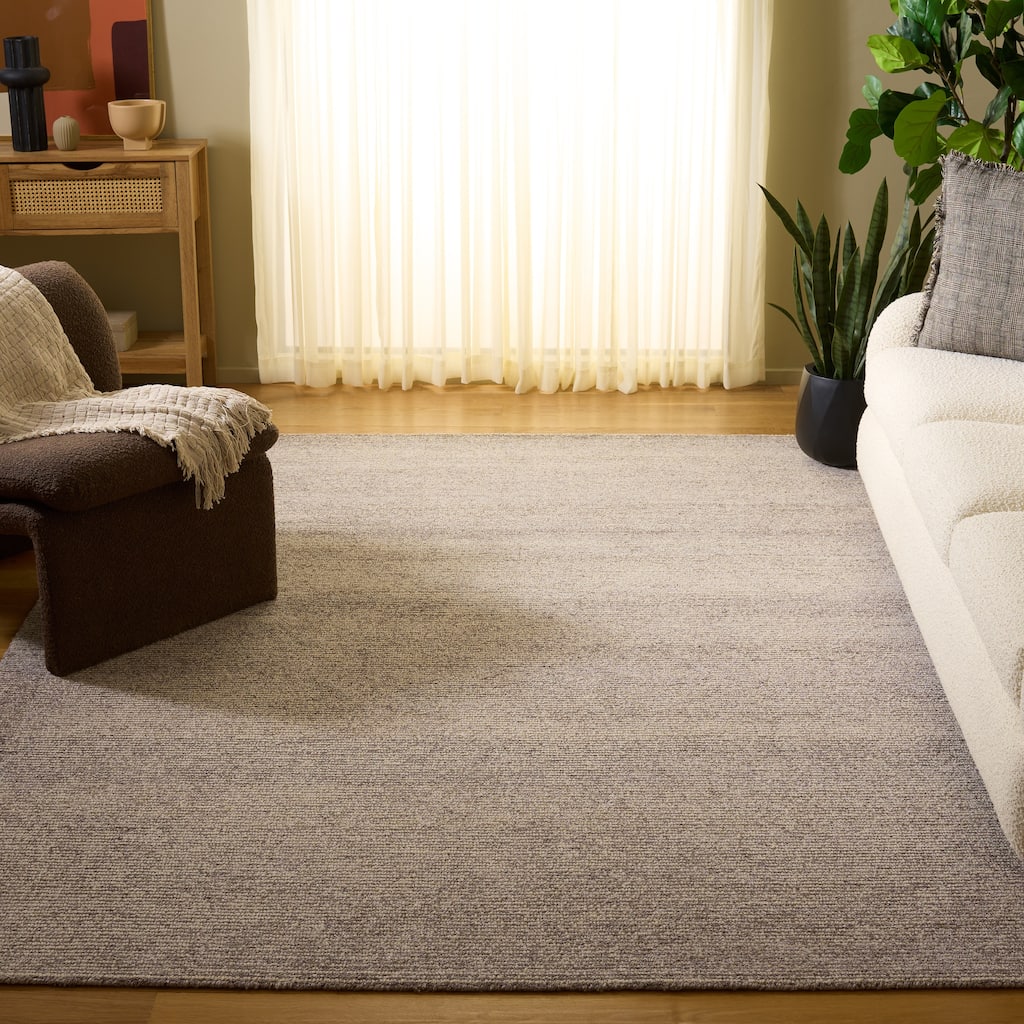 SAFAVIEH Handmade Himalaya Color Frame Wool/ Viscose Rug