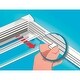 preview thumbnail 5 of 5, Leifheit Telegant Protect Plus Wall Mount Clothesline Drying Rack