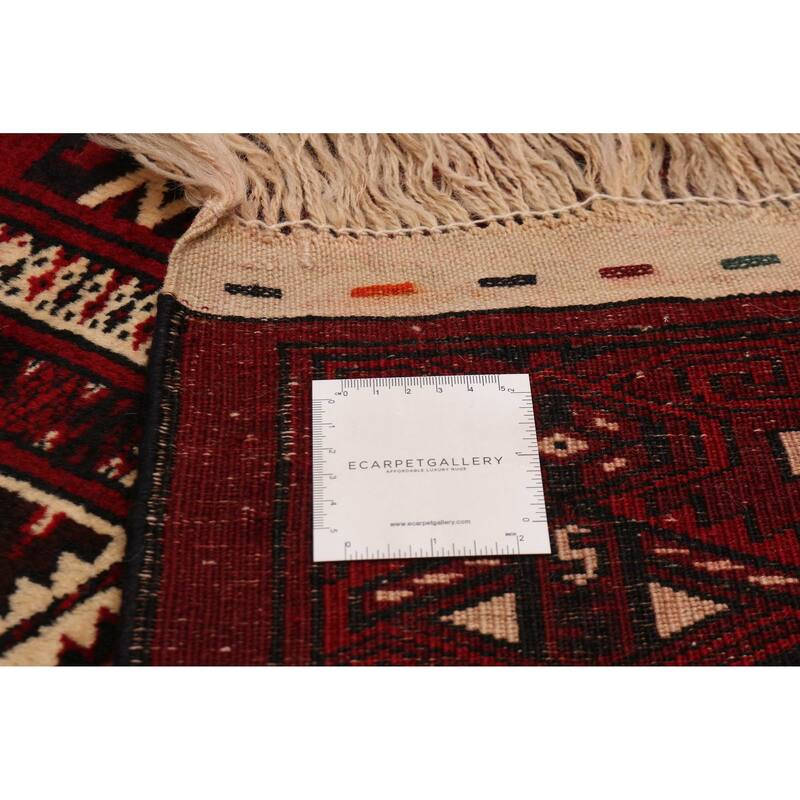 ECARPETGALLERY Hand-knotted Khal Mohammadi Red Wool Rug - 8'0 x 11'10