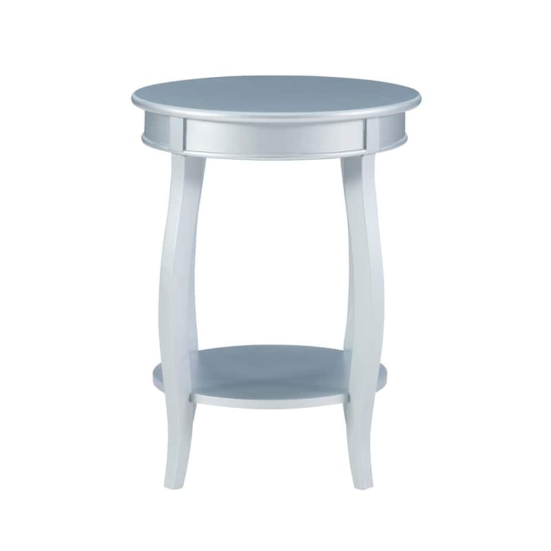 Penelope Round Table with Shelf