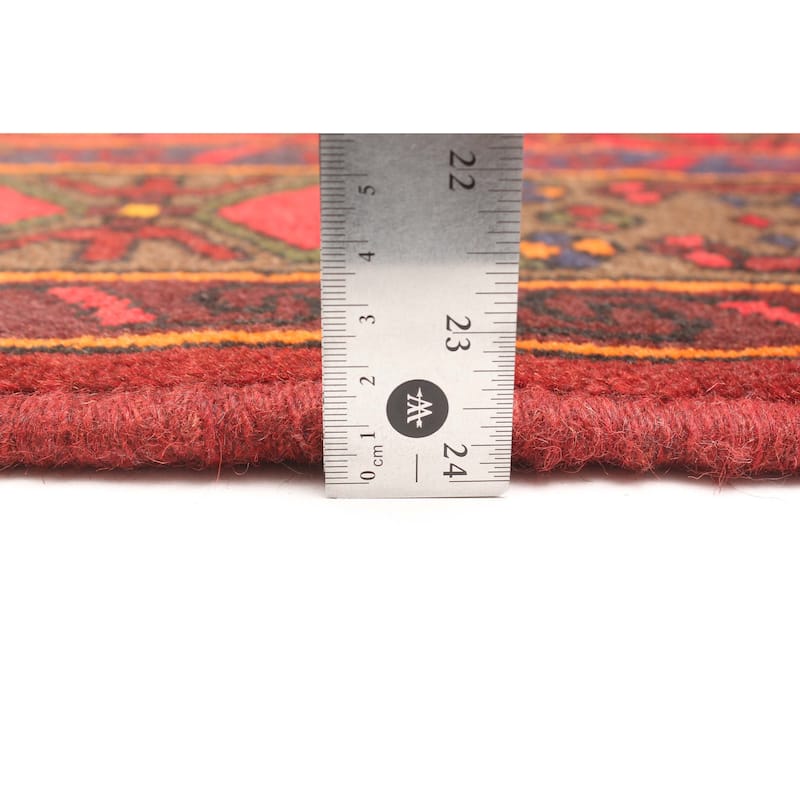 ECARPETGALLERY Hand-knotted Anadol Red Wool Rug - 4'2 x 6'8