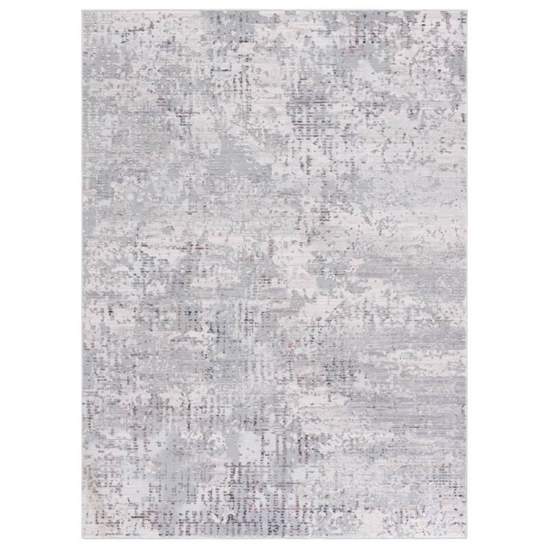 SAFAVIEH Elwood Miku Modern Abstract Rug - Grey/Ivory - 5'3" x 7'6"