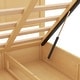 preview thumbnail 12 of 10, Queen Size Wood Platform Bed with Underneath Storage and 2-Drawers, Wood Color