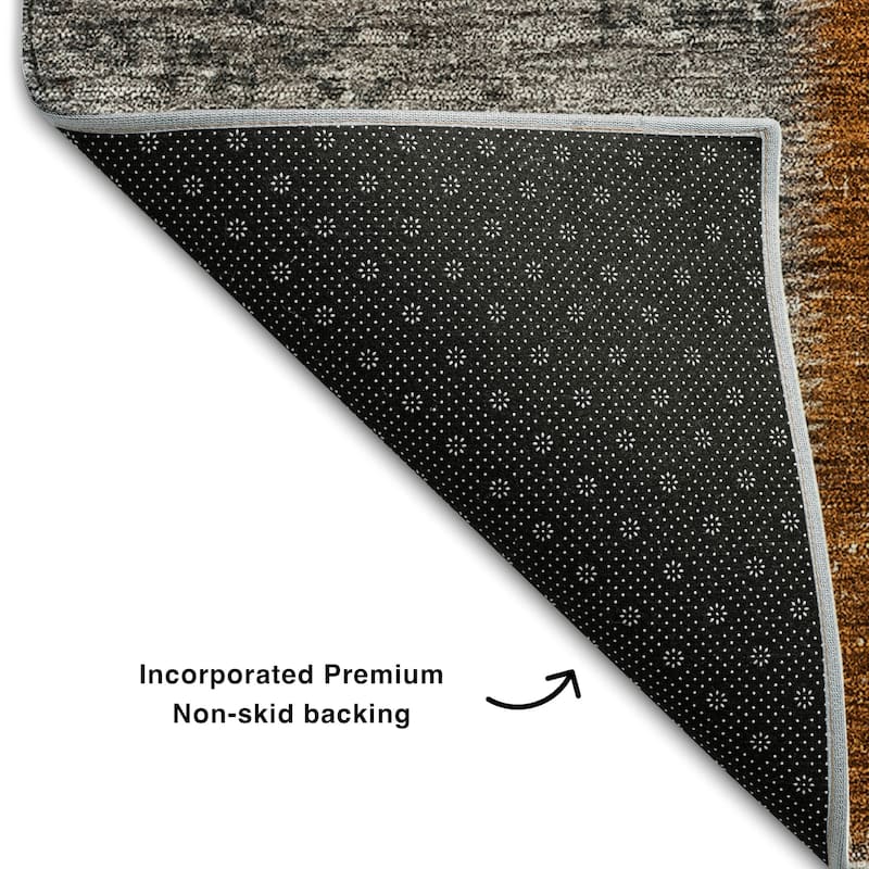 Premium Washable Super Soft Vintage Global Mayfield Rug