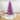 Pre-Lit Artificial Tinsel Christmas Tree - 3' - Purple - Clear Lights - 3 Foot