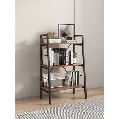 3 LAYER DISPLAY Bookshelf H Ladder Shelf Storage Shelves Rack Shelf Unit