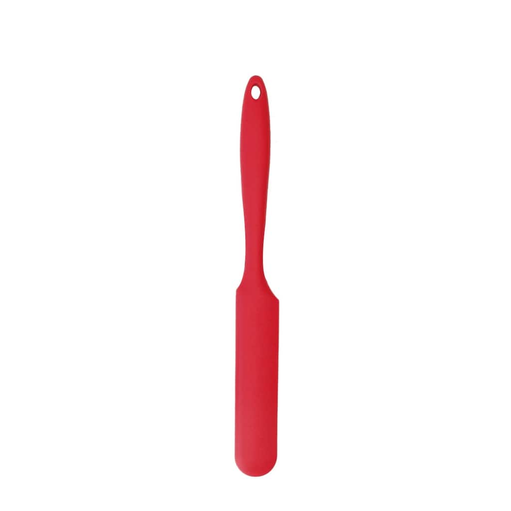 Silicone Heat Resistant Non-scratch Turner Non Stick Jar Spatula - 1pcs
