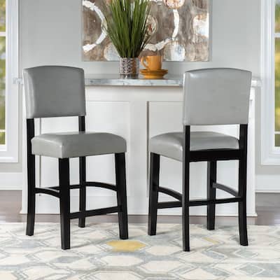 Monte Carlo Faux Leather 24.17-inch Counter Stool