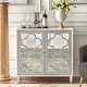preview thumbnail 6 of 14, Lifestorey Broadway 3-piece Mirrored Cabinet Set