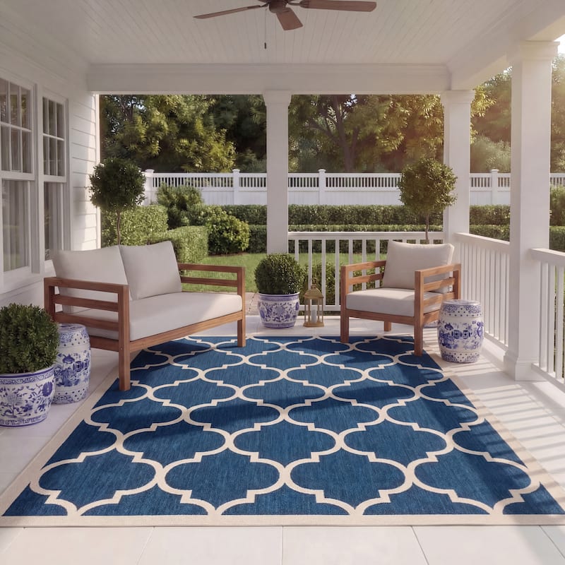 SAFAVIEH Courtyard Sibel Indoor /Outdoor Waterproof Patio Backyard Rug
